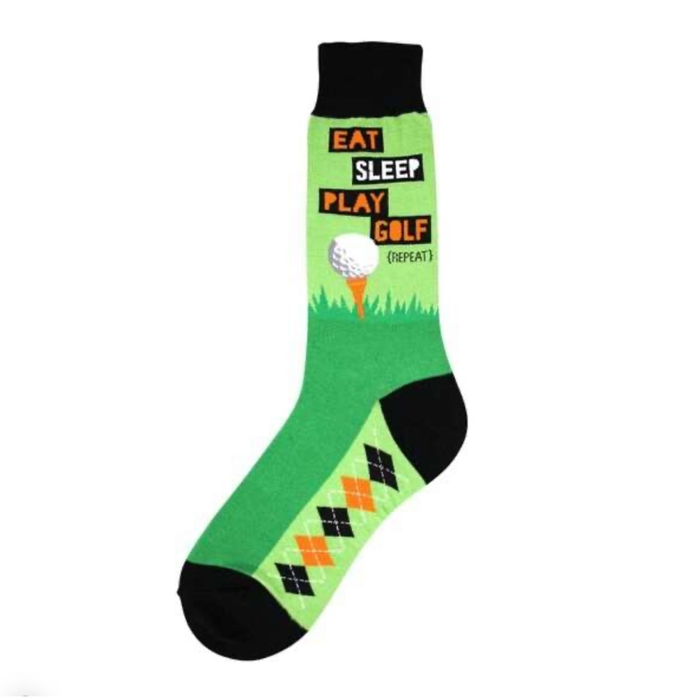 Traffic Green and Black Casual Socks Bold Design